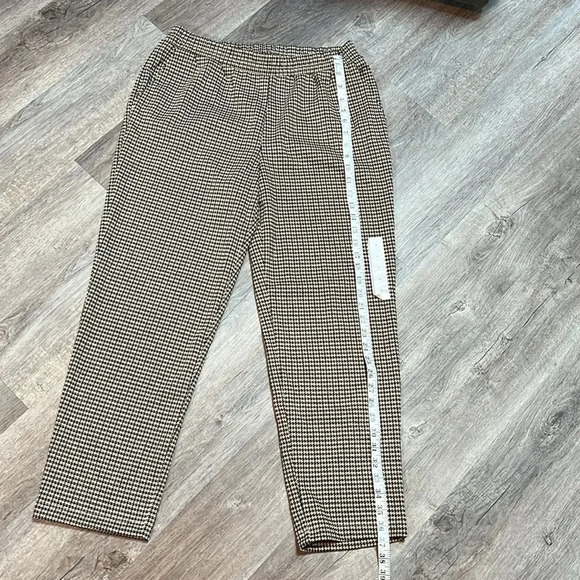 A new day pullon stretch pants brown black houndstooth - Picture 7 of 7